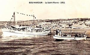 Bou-Haroun - La Saint-Pierre - Bateau Ville de Nemours - 1951